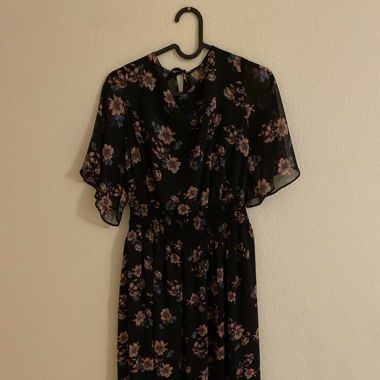 Robe longue à fleurs 