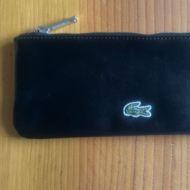 Lacoste zipper pouch 