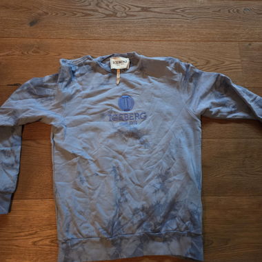 Sweat ICEBERG bleu tie-dye