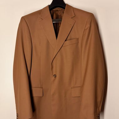 Holland & Sherry blazer in brown/camel