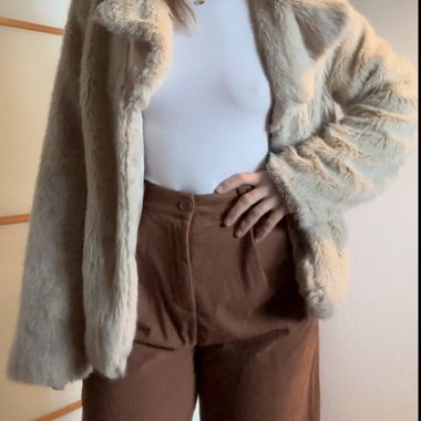 Faux Fur Jacket 