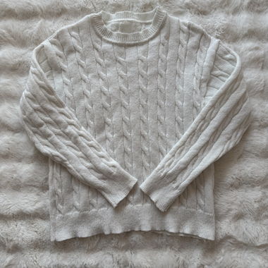 White Knit Sweater