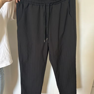 Pantaloni in tessuto neri