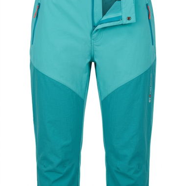 Pantaloni trekking teal lunghezza capri