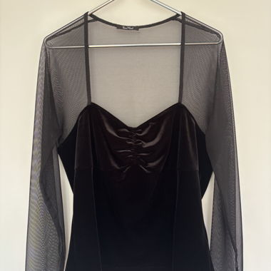 Velvet Mesh Top - Vera Mont