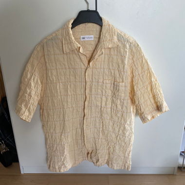 Zara Checkered Short-Sleeve Shirt