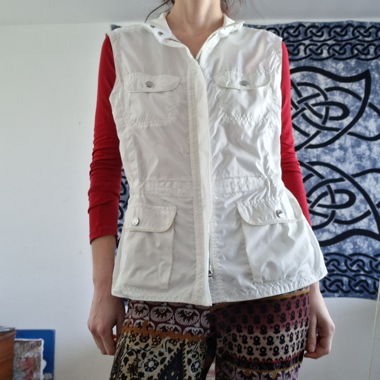 White Bogner vest