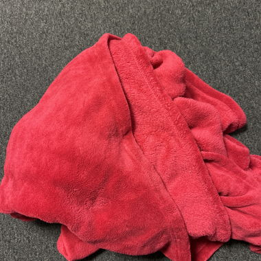 Coperta in pile rosa