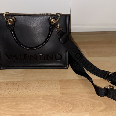 Borsa a tracolla nera Valentino