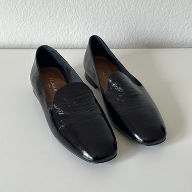 Mocassins vernis noirs