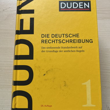 Orthographe allemande Duden, 28e édition