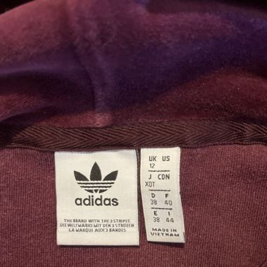 Sweat à capuche Adidas T. 38/40