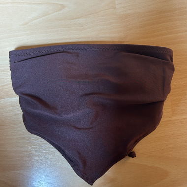 Haut de bikini marron