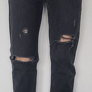 Jeans strappati neri