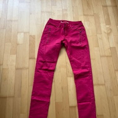 Pinkfarbene Casual-Hose