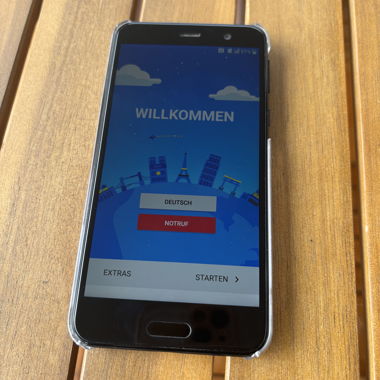 HTC Smartphone con custodia
