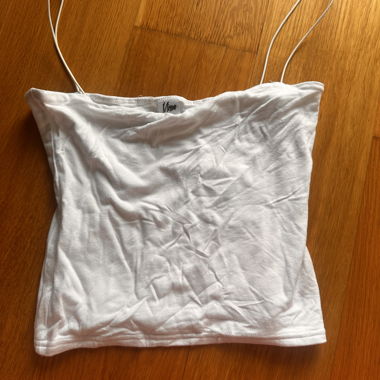Top Spaghetti Bianco Missue Taglia S