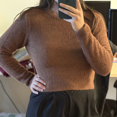 Brown sweater - Pull & Bear - Size S