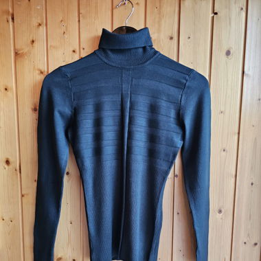 Pull Morgan, col roulé vert bouteille