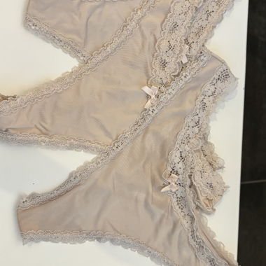 Slip in pizzo beige