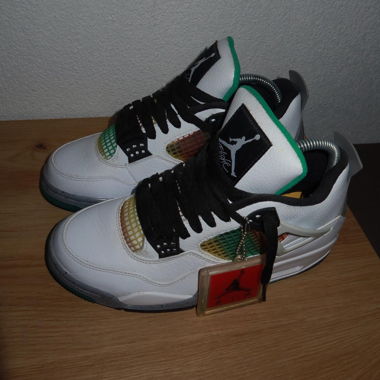 AIR JORDAN 4 - LUCID GREEN RASTA