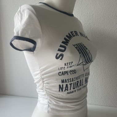 Figur fitted crop top