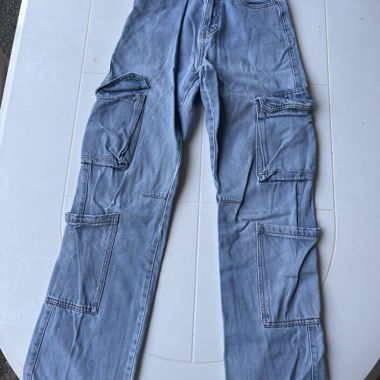 Blue Cargo Jeans
