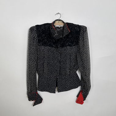 Blouse à pois Roger Sakoun
