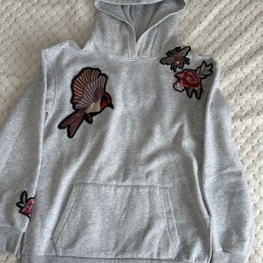 Hoodie mit Mustern
