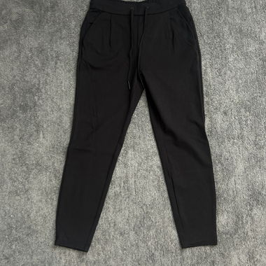 Pantalon en tissu noir