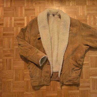 Vintage Leder Jacke
