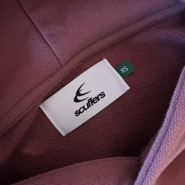 Scuffers hoodie pink und Buttergelb