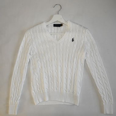Polo Ralph Lauren V-Neck Cable Knit Sweater