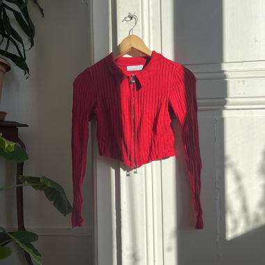 Maglione con cerniera