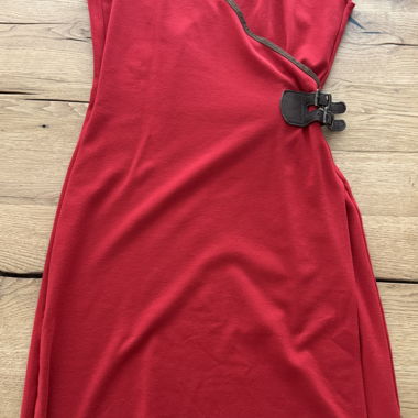 Robe portefeuille rouge