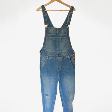 Jeans-Latzhose