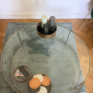 Couchtisch aus Glas