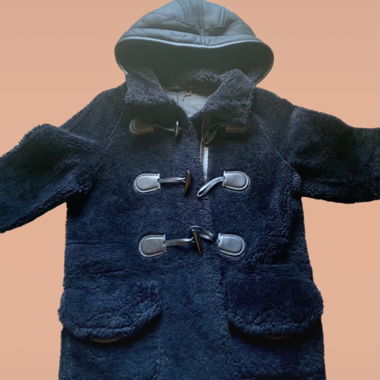 Coach Navy Sherling Coat