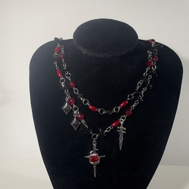 handmade vampire necklace 
