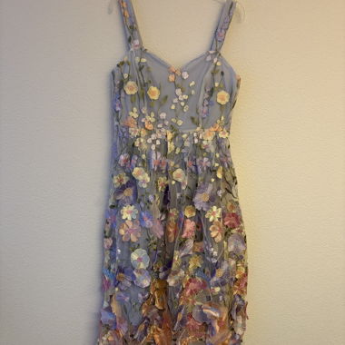Robe en tulle floral