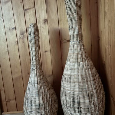 Lampade in rattan