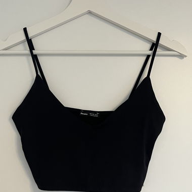 Bershka Top schwarz