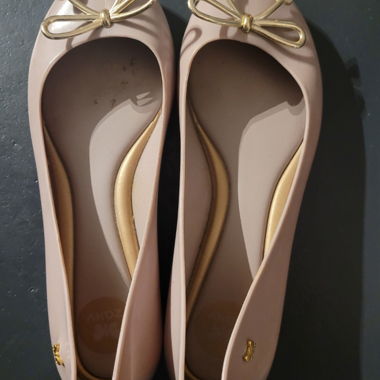 Ballerines en caoutchouc ZAXY imperméables beige