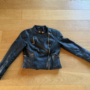 Leder Jacke