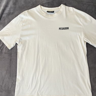 Pegador Oversized T-Shirt - Backprint – taglia M – beige