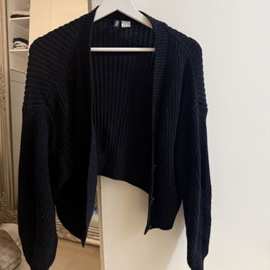 Black Knit Cardigan