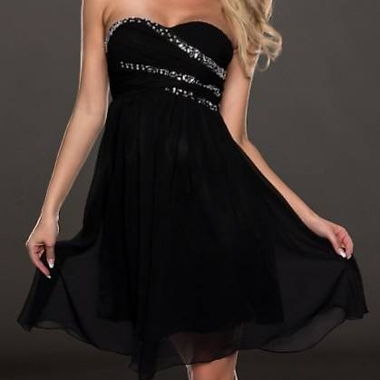 Neues, festliches Kleid mit Glitzersteinen (Gr 38)