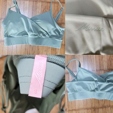 Reggiseno sportivo verde Mossie