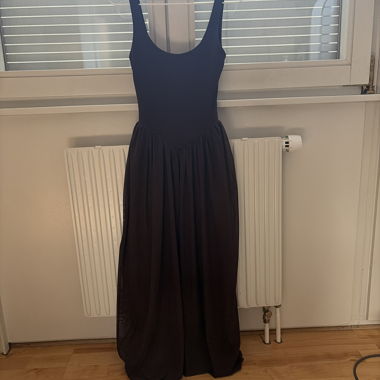 Robe longue brune 