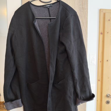 Someday Cardigan Mantel Schwarz Grau Gr. L